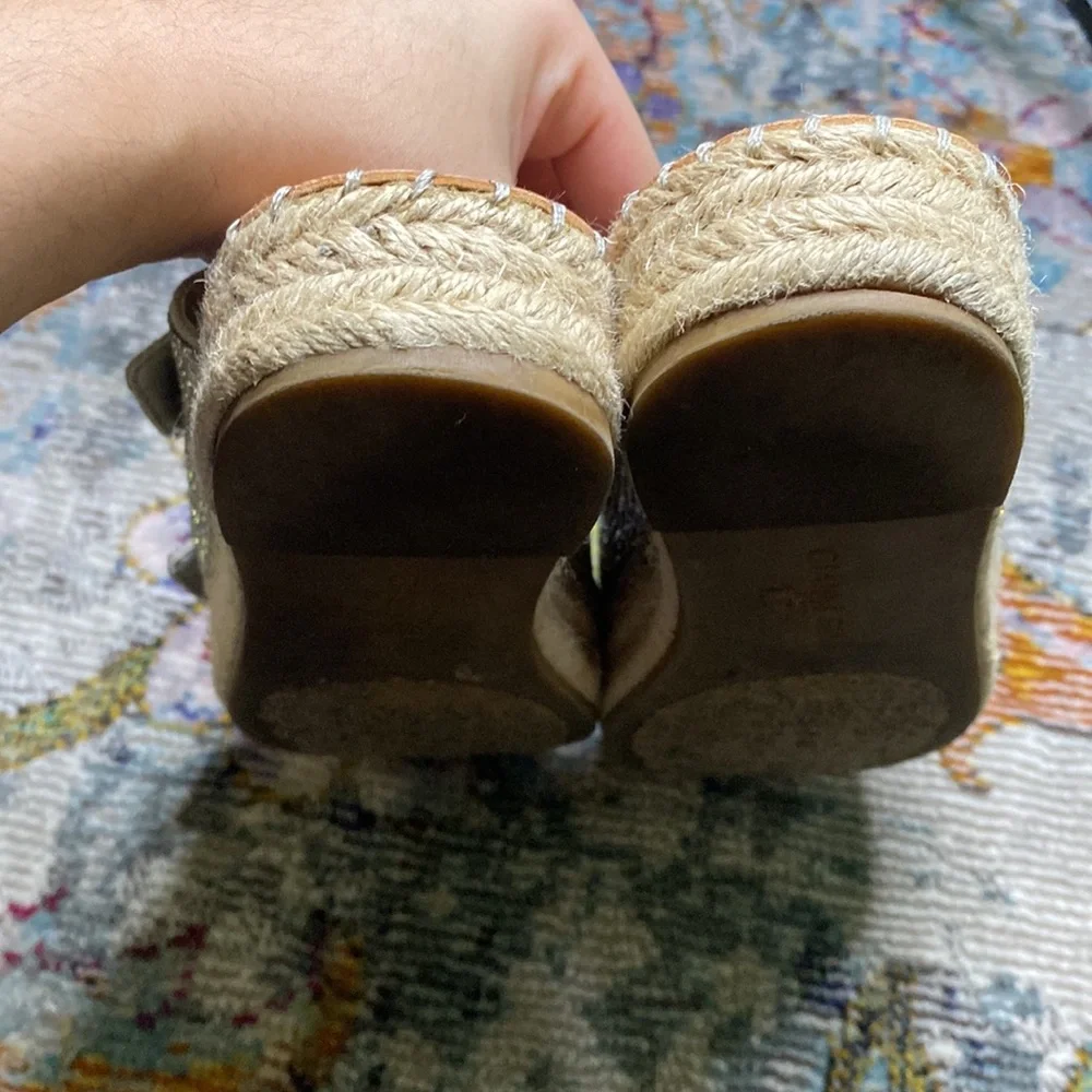 Giani Bini Silver Espadrille Sandal